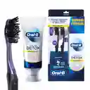 Oral-B Set Crema Dental Encías Detox + Cepillo de Diente