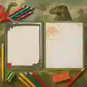 Cuaderno Con Llavero Serie Jurassic World Miniso