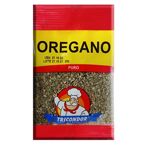 Tricondor Condimento Oregano Puro 10 g