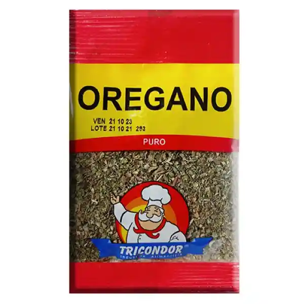 Tricondor Condimento Oregano Puro