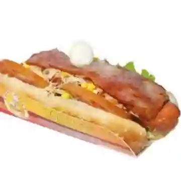 Perro Tocineta + Papas + Gaseosa