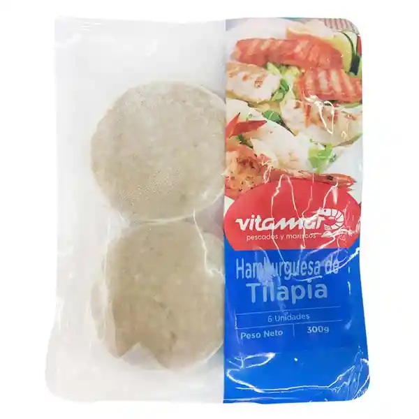 Hamburguesa de Mojarra Vitamar
