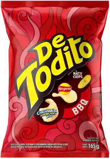 De Todito Snack Sabor Bbq 165 g