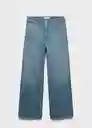 Jean Niki Tejano Medio Talla 36 Mujer Mango