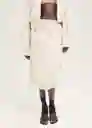 Falda Irise Piedra Talla 34 Mujer Mango