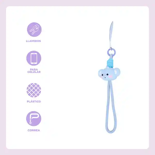 Llavero Para Teléfono  Baby Koya Serie Bt21 Miniso