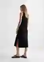 Vestido Andratx Negro Talla 20 Teen Niñas Mango