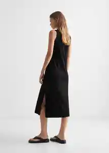 Vestido Andratx Negro Talla 20 Teen Niñas Mango