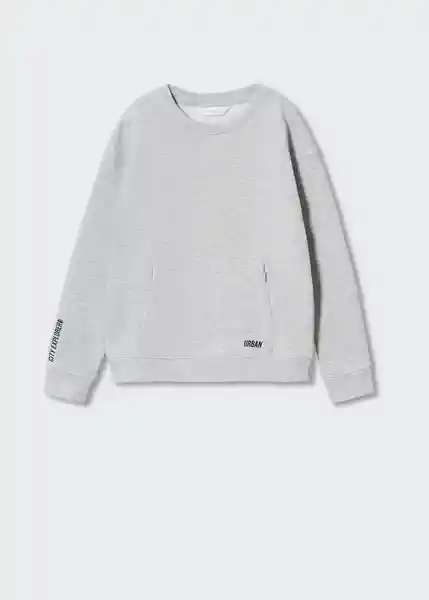 Sudadera Tech Gris Medio Vigore Talla 12 Niños Mango