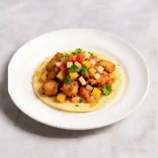 Chicharron Con Arepa