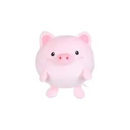 Miniso Peluche Redondo en Forma de Puerquito Rosa