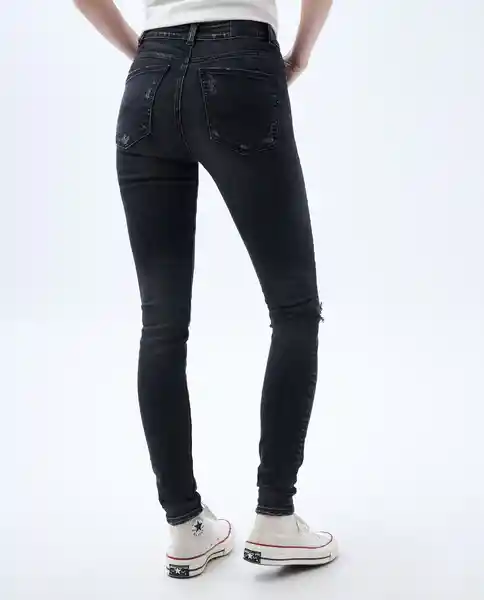 Jean Mujer Negro Talla 10 332F602 Americanino