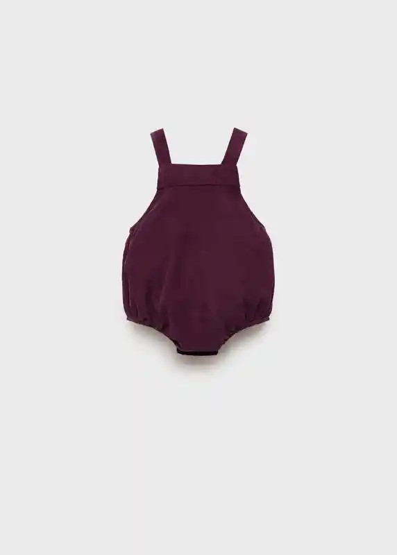 Pelele Alabama Burdeos Talla 61 Niños Mango