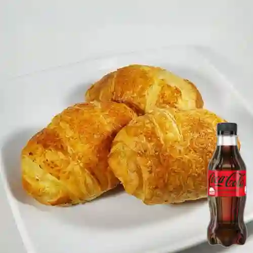 Combo Croasant Jamón&Queso +Cocacola S/az 250ml