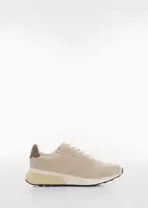 Zapatos Deportiva Rule Beige Talla 43 Hombre Mango