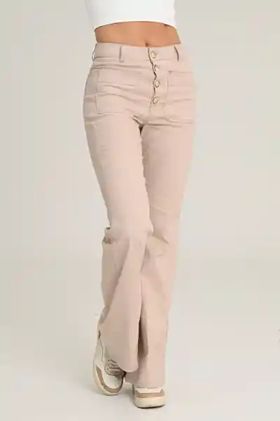 Pantalón Chicago Color Beige Medio Talla 8 Ragged