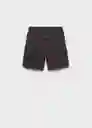 Bermuda Cargos Antracita Talla 10 Niños Mango
