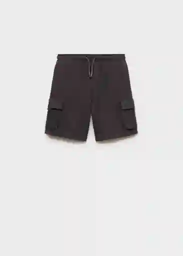 Bermuda Cargos Antracita Talla 10 Niños Mango