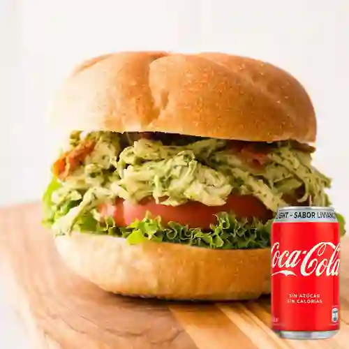 Combo Hamburguesa Despeinada +Cocacola Light 350ml