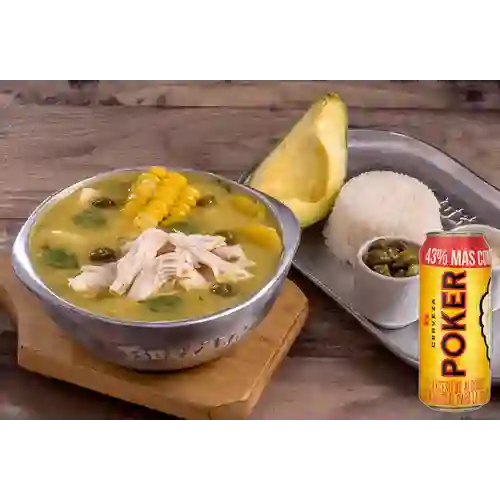 Combo Ajiaco Santafereño + Poker 330 ml
