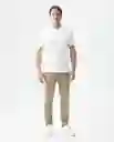 Pantalon Khakis Rocket Beige Bosque Medio Talla 34 Hombre Chevignon