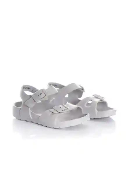 Sandalias Plástica Correas Niña Gris Talla 27 People