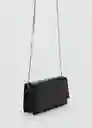 Bolso P Rain Negro Mujer Mango