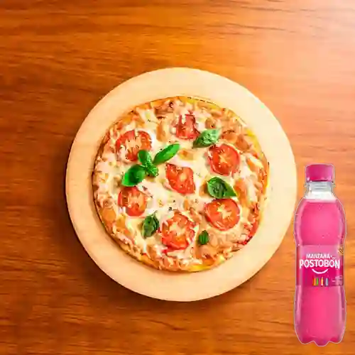 Combo Pizza Margariteña + Postobón Manzana 250 ml