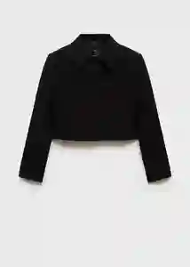 Chaqueta Cagliari Negro Talla M Mujer Mango