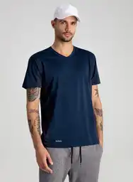 Camiseta Manga Corta Hombre S - Azul 5758