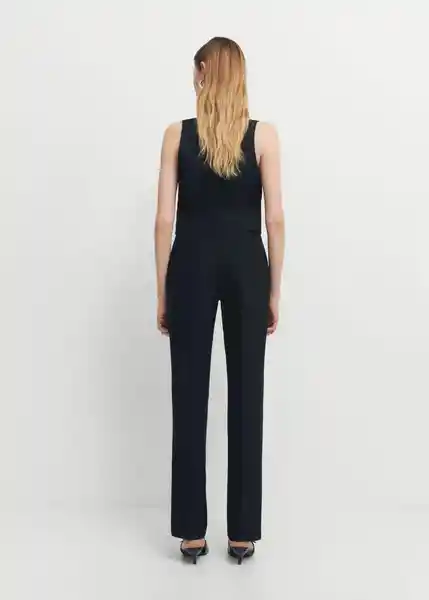 Pantalón Jordan Negro Talla 34 Mujer Mango