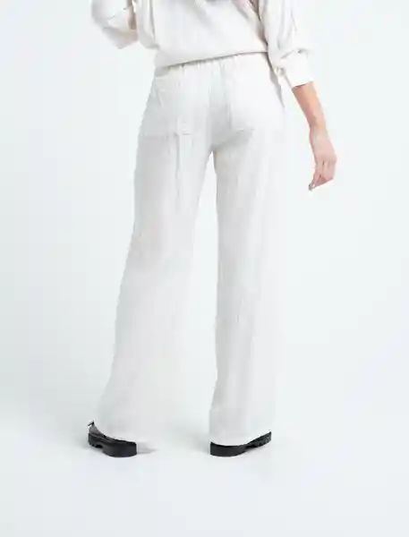  Pantalon Artico Mujer Crudo Danes Claro Talla L Naf-Naf 