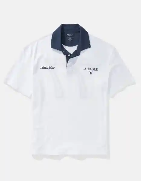Polo Hombre Blanco Talla X-Large 4608100 American Eagle