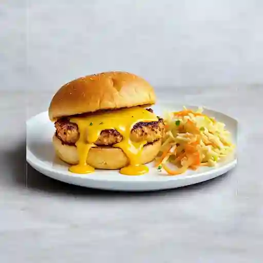 Hamburguesa Clasica De Pollo