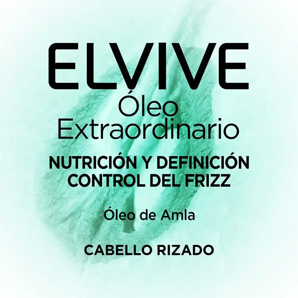 Loreal Paris-Elvive Shampoo Óleo Extraordinario Rizos Definidos