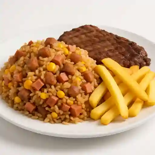 Arroz Paisa con Carne