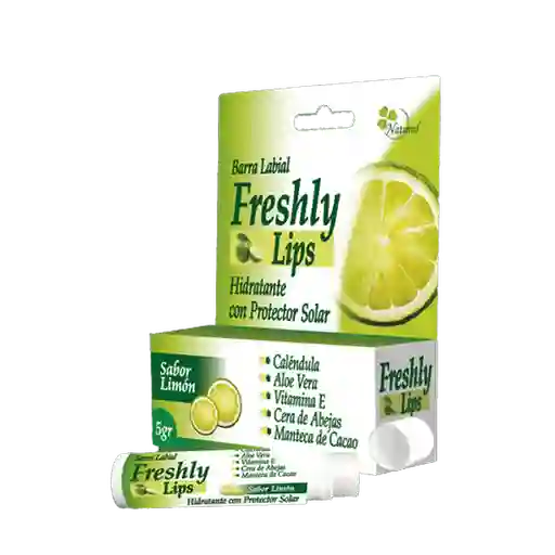 Natural Freshly Barra Labial Sabor Limón Lips