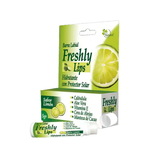 Natural Freshly Barra Labial Sabor Limón Lips