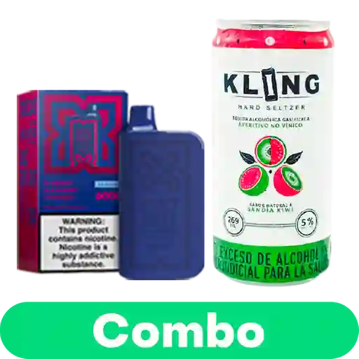 Combo Podsalt Nexus Blueberry Blackberry Lemonade + Kling