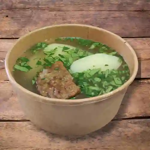 Caldo de Costilla Vegana