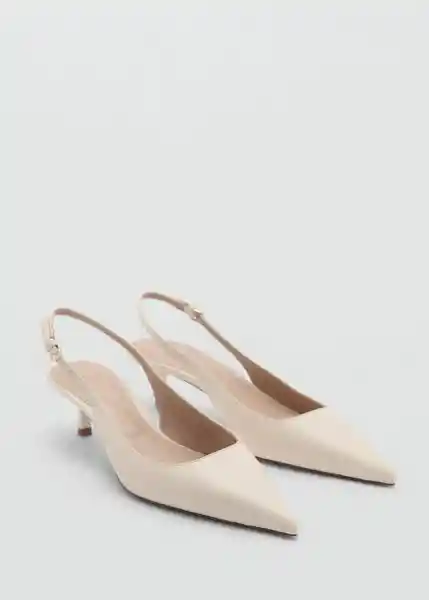 Zapatos s Moon Crudo Talla 40 Mujer Mango