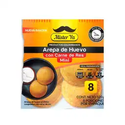 Mister ya Arepa de Huevo Mini Carne de Res