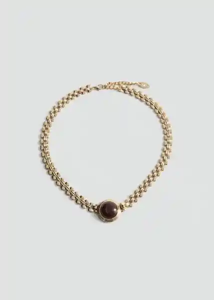 Collar Siara Oro Talla 99 Mujer Mango