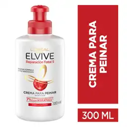 Crema para Peinar Elvive Loreal Paris Reparación Total 5 300 ml