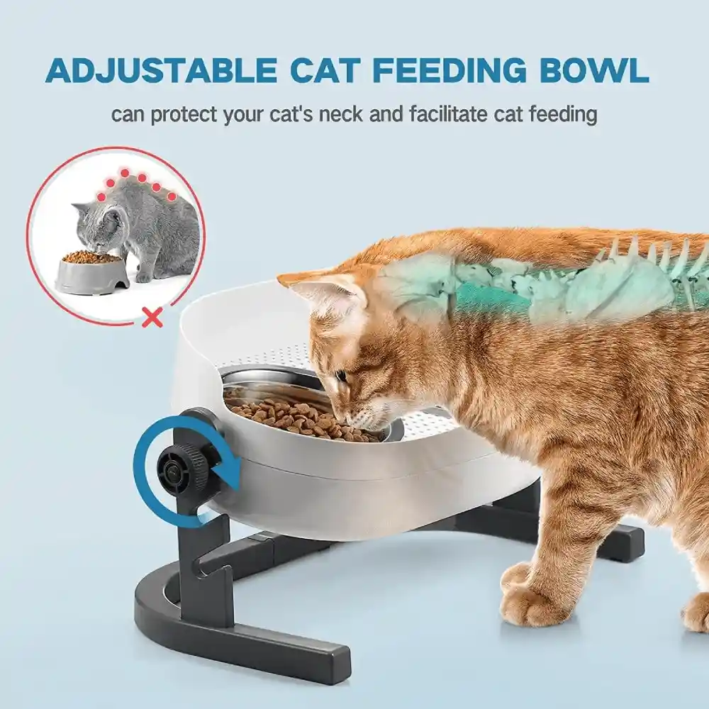 AFP Comedero Elevado Para Mascota Food Lifestyle Doble