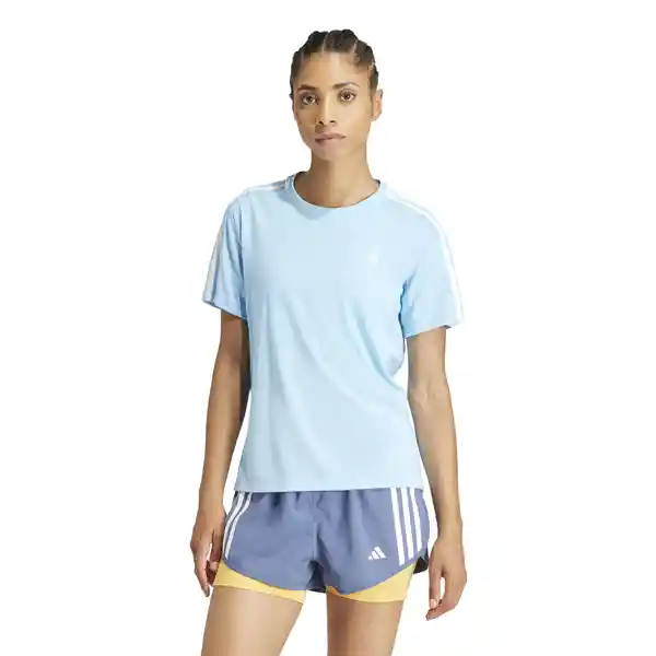 Adidas Camiseta Otr e 3S Tee Mujer Azul Talla XS Ref: IK5020