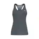 Under Armour Camiseta Racer Tank Mujer Gris T MD 1328962-012