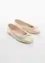 Zapatos Anabel Oro Talla 33 Niñas Mango