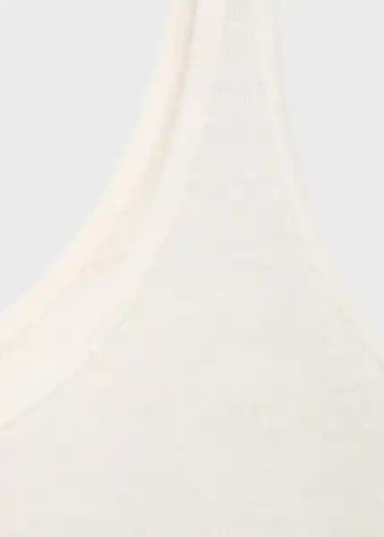 Top Loni Offwhite Talla S Mujer Mango