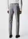 Pantalón Brasilia Gris Talla 36 Hombre Mango